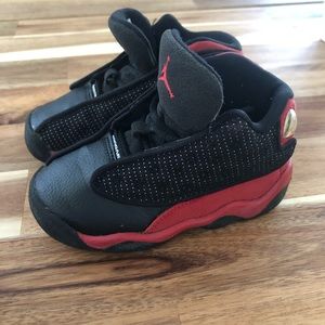Baby air Jordan shoes size 7C